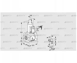 VAS780F05LWB/PP/3- (88207522) Газовый клапан Kromschroder