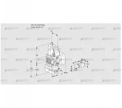 VAV3-/50F/NWAK (88031379) Газовый клапан с регулятором соотношения Kromschroder