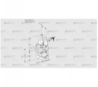 VAD125R/NW-100A (88011454) Газовый клапан с регулятором давления Kromschroder