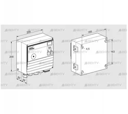 BCU460-3/1LW8GBB1/1 (88614900) Блок управления горением Kromschroder