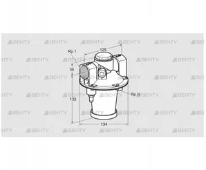 GIK 25R02-5L (03155137) Регулятор соотношения газ/воздух Kromschroder