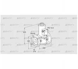 VR 65F01NQ33D (85249580) Воздушный электромагнитный клапан Kromschroder