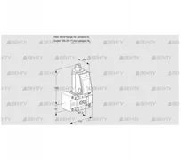 VAS1W0/W25R/NW (88025548) Газовый клапан Kromschroder