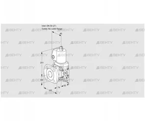 VAS350/-F/NWGL (88019466) Газовый клапан Kromschroder