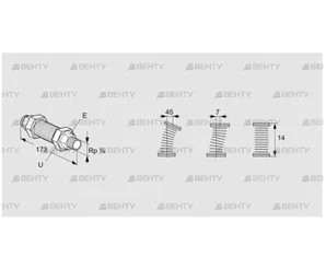 EKO 20RA (03262043) Газовый компенсатор Kromschroder