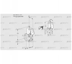 VAS2E40R/--05NWR/PP/BS (88104718) Газовый клапан Kromschroder