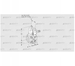 VAS110R/NYGR (88017812) Газовый клапан Kromschroder