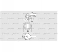 DKR 400Z03H350D (72701170) Дроссельная заслонка Kromschroder