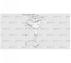 IBH50Z01A/40A2A (88301100) Дроссельная заслонка Kromschroder