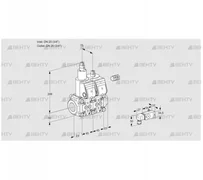 VCS1E20R/20R05LNWR/2-PP/MMMM (88104855) Сдвоенный газовый клапан Kromschroder