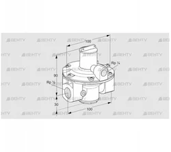 GDJ 15R04-0L (03155031) Регулятор давления Kromschroder