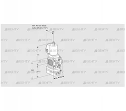 VAD2T-/40N/NKGL-25A (88029801) Газовый клапан с регулятором давления Kromschroder