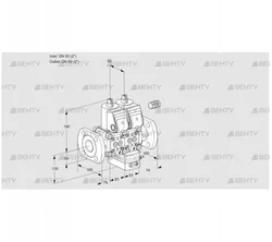 VCG3E50F/50F05NGEWR/PPPP/PPPP (88104927) Клапан с регулятором соотношения Kromschroder