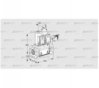 VCS8100F05NLKGRB/PPPP/PPPP (88207653) Сдвоенный газовый клапан Kromschroder