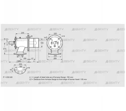 ZIO 165RB-150/135-(17)D (84246127) Газовая горелка Kromschroder