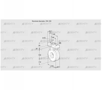 BVA150Z05F (88302728) Дроссельная заслонка Kromschroder