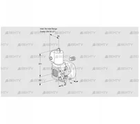 VAS3-/50F/NWSL (88010490) Газовый клапан Kromschroder