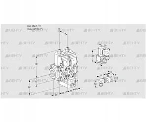 VCD1E25R/25R05ND-25WR/2-PP/PPBY (88104131) Регулятор давления Kromschroder