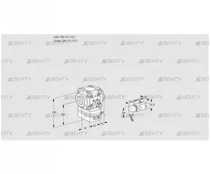 VRH1T15N05BA/MM/-1 (88024915) Регулятор расхода Kromschroder