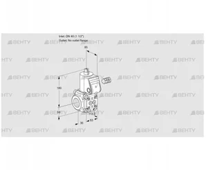 VAS340/-R/NK (88007912) Газовый клапан Kromschroder