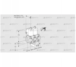 VCG2E40R/40R05NGEWL3/MMMM/PPPP (88101163) Клапан с регулятором соотношения Kromschroder