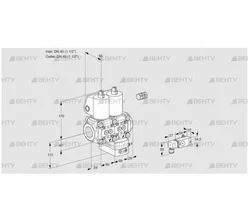 VCG2E40R/40R05NGKWL/MMPP/2--2 (88101172) Клапан с регулятором соотношения Kromschroder