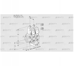 VCG2E40R/40R05NGEWGR3/PPPP/PPPP (88103825) Клапан с регулятором соотношения Kromschroder