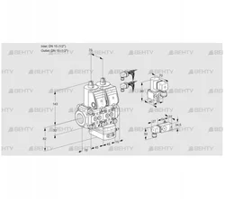 VCG1E15R/15R05NGEWR6/-3PP/PPBY (88107259) Клапан с регулятором соотношения Kromschroder