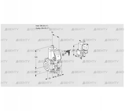 VAS125R/NW (88011582) Газовый клапан Kromschroder