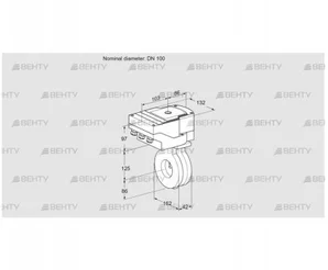 IBG100W05/40A2A (88300506) Дроссельная заслонка Kromschroder