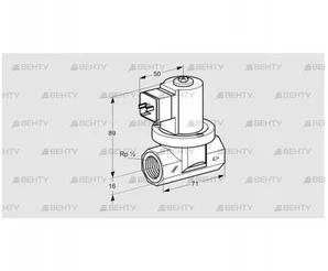 VGP 15R02W5 (85294111) Запорный газовый клапан Kromschroder