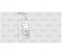 VAS1T20/-N/LWSL (88013529) Газовый клапан Kromschroder