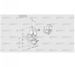 VAG115R/NWBE (88014545) Газовый клапан с регулятором соотношения Kromschroder