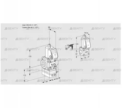 VAH2E40R/40R05HEQR/MM/ZS (88104710) Клапан с регулятором расхода Kromschroder