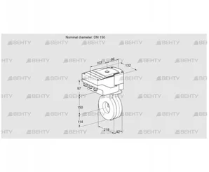 IBA150Z05/20-60W3T (88300685) Дроссельная заслонка Kromschroder