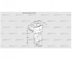 IBG50W05/40A2D (88303864) Дроссельная заслонка Kromschroder