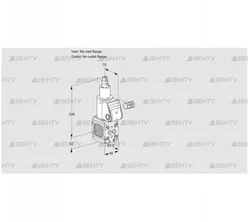 VAS1-/LQ (88000016) Газовый клапан Kromschroder