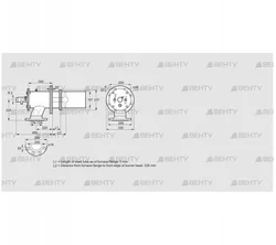 ZIC 200HD-0/335-(36)D (84099925) Газовая горелка Kromschroder