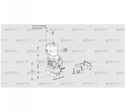 VAG2-/40R/NWSLAK (88031865) Газовый клапан с регулятором соотношения Kromschroder