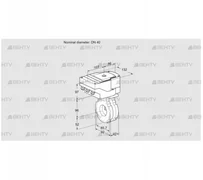 IBG40W05/40A2A (88301479) Дроссельная заслонка Kromschroder