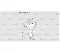 IBG40W05/40A2A (88301479) Дроссельная заслонка Kromschroder