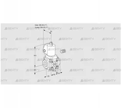 VAS125R/NQGL (88015960) Газовый клапан Kromschroder