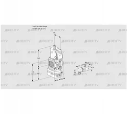 VAD1-/25R/NW-50A (88034084) Газовый клапан с регулятором давления Kromschroder