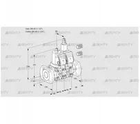 VCS2E40F/40F05NLWGR3/PPPP/PPPP (88100054) Сдвоенный газовый клапан Kromschroder