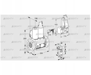 VCS665F05NLWLE/PPB-/3-PP (88207506) Сдвоенный газовый клапан Kromschroder