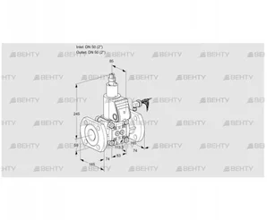 VAS350F/LQ (88031875) Газовый клапан Kromschroder