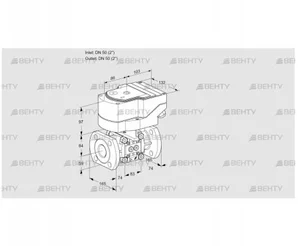 IFC350/50F05-32PPMM/20-30Q3E (88303516) Регулирующий клапан с сервоприводом Kromschroder