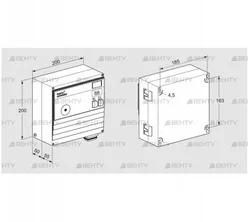 BCU460T-3/1LR2-CB1/1 (88611599) Блок управления горением Kromschroder