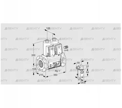 VCS8100F05NNWR3E/PPEP/P4PP (88207839) Сдвоенный газовый клапан Kromschroder