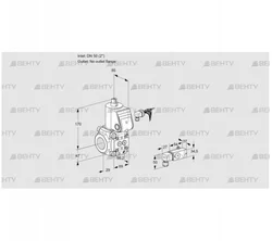 VAS250/-R/NK (88004194) Газовый клапан Kromschroder